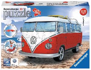 VW-Bus als Puzzle Verpackung