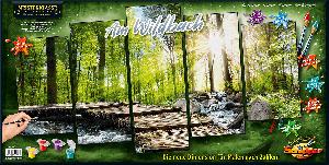 Malen nach Zahlen Schipper Am Wildbach, 5 Teile, 132x72cm